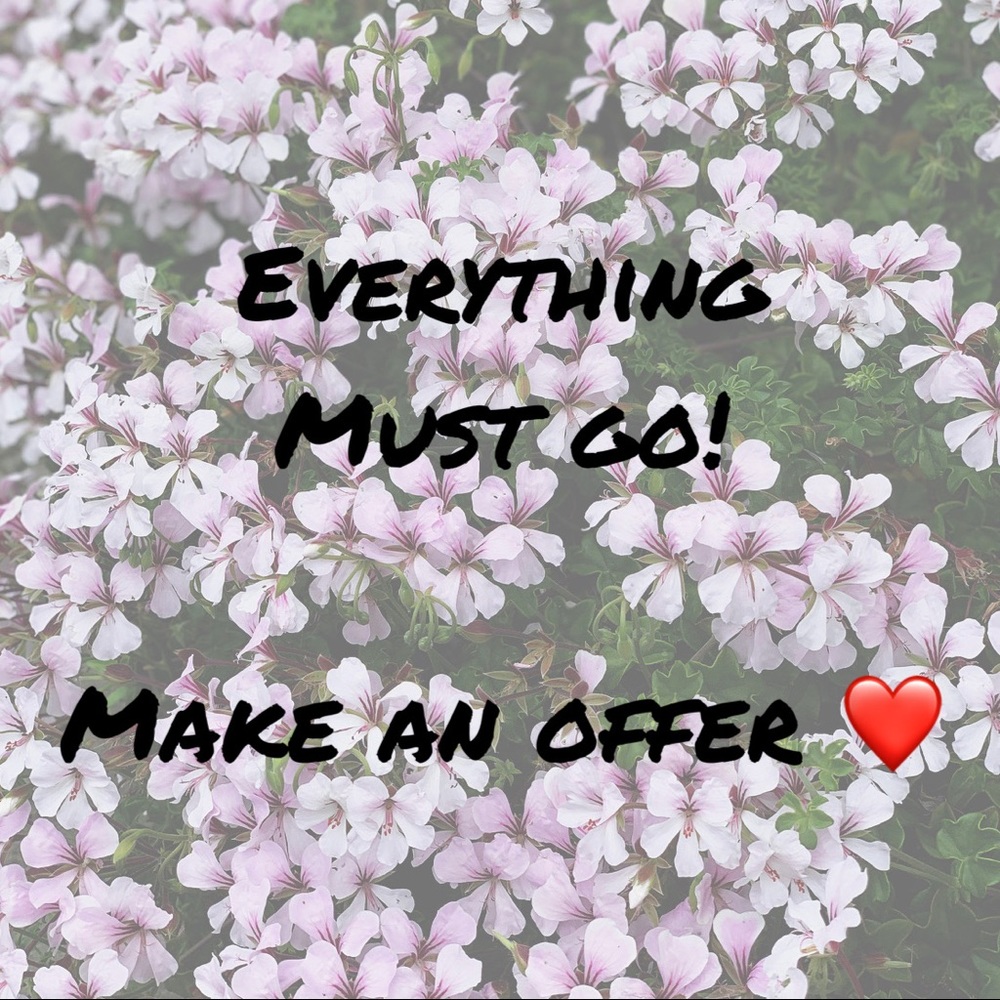 Accepting Reasonable (and respectful) Offers!!!